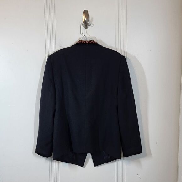 Vintage Valerie Steven's Pure Wool Black Jacket - Picture 2 of 7